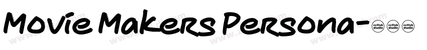 Movie Makers Persona字体转换